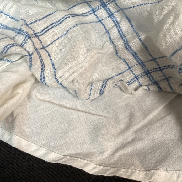 Lauren Conrad blue and white cotton a-line dress - Picture 5 of 6